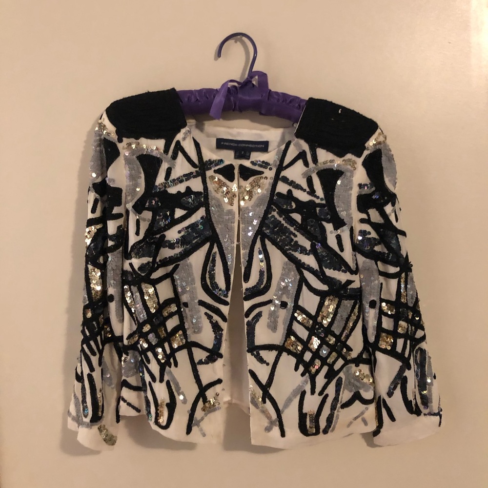 French Connection sequin jacket